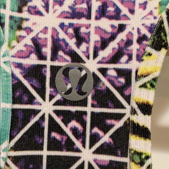 Lululemon Cool racerback Paradise grid - Picture 5 of 6